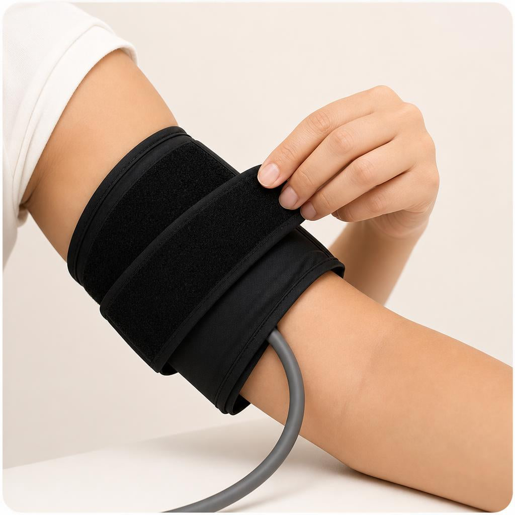 Coloca el brazalete